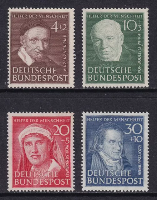 WEST GERMANY 1951 Relief Fund set of 4 SG 1069-1072 MNH/** (CV £170)