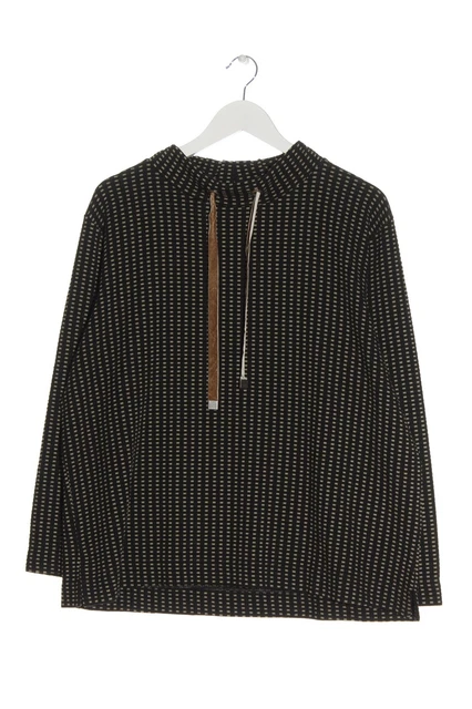 Felpa Bianca donna taglia DE 48 marrone-lana bianco look casual