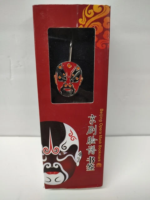 Metal Beijing Opera Mask Bookmark New Chinese 