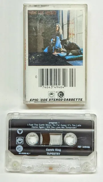 Carole King - Tapestry -Cassette- 1971 Epic Records (1984 Release)