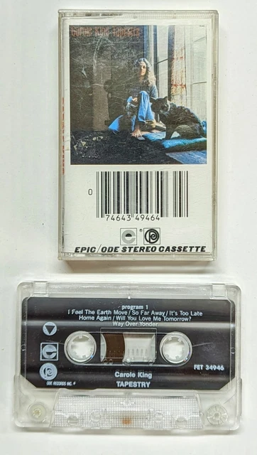 Carole King - Tapestry -Cassette- 1971 Epic Records (1984 Release)