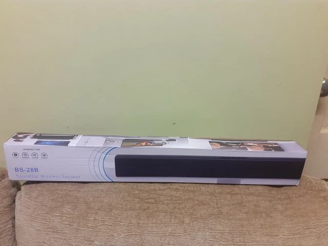 Bluetooth Soundbar Speaker! (BS-28B) WORKS PERFECTLY!