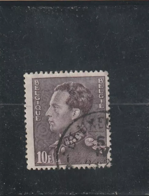 L5585 BELGIQUE timbre Y&T N° 434A de 1936-46 " Leopold III " Oblitéré