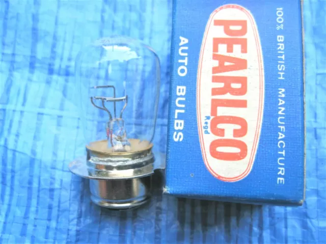 Pre Focus Pearlco 12v Bulb British Manufacture New NOS