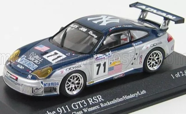 1/43 MINICHAMPS  - 911 996 GT3RSR N 71 WINNER CLASS GT2 24h LE MANS 2005 mci
