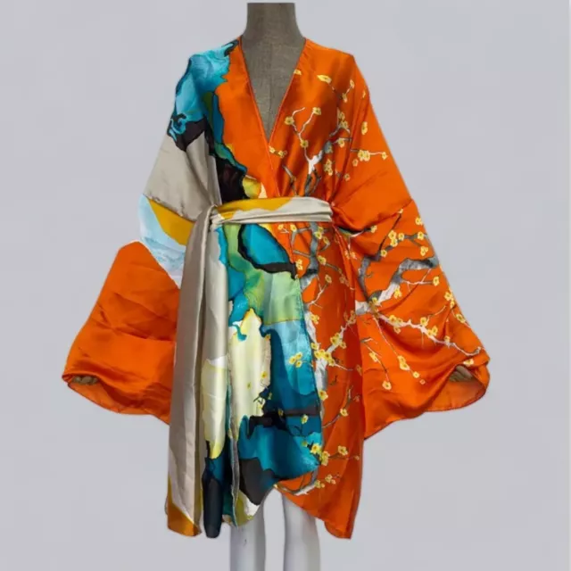 Women’s Long Silk Kimono