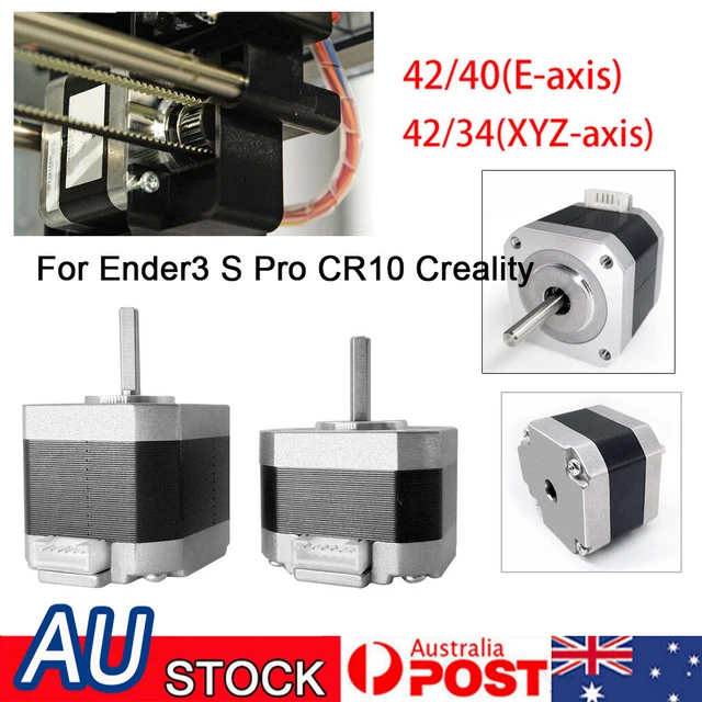 3D Printer Stepper Motor Ender3 S Pro CR10, 42/40(E-Axis), 42/34(XYZ-axis)