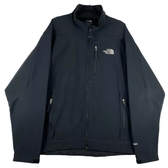 The North Face Apex Black Stretch Windbreaker Jacket Size L