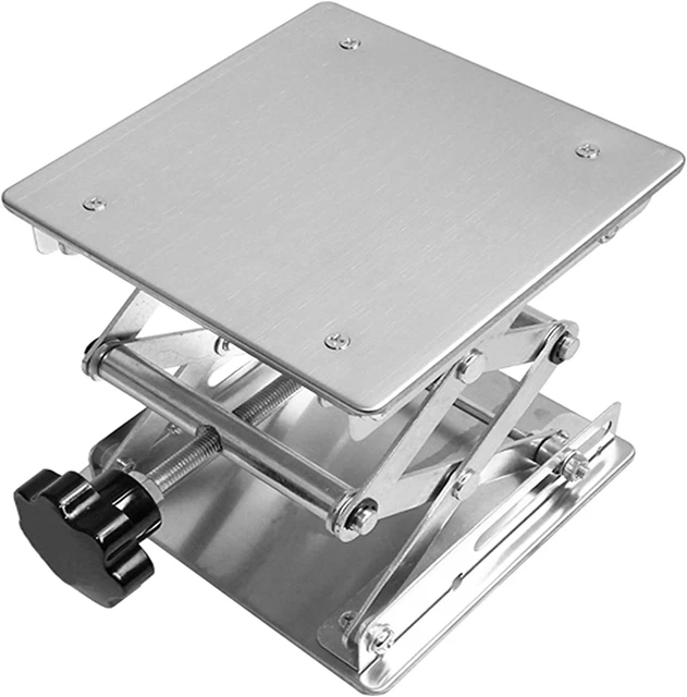 Lift Table Lab Stand Lifter Scientific Scissor Lifting Jack Platform 6''X 6'' St