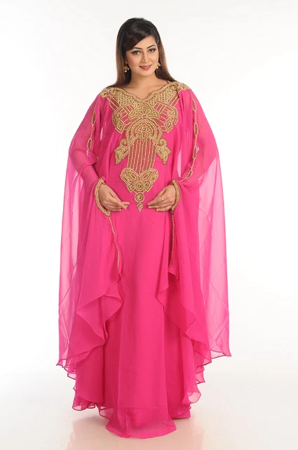 Moderno 2016 Arabo Decorato Abito da Sposa Marocchino Jilbab Takshita Bello 520