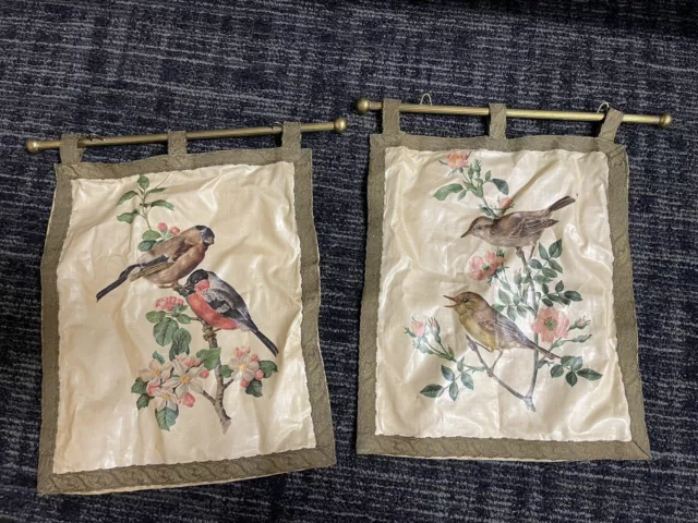 West Germany Rosel Erzeugnisse Tapestry Set Birds