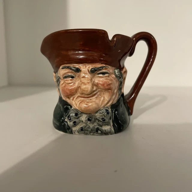ROYAL DOULTON MINIATURE Character Toby Jug Old Charley D6046 Charles