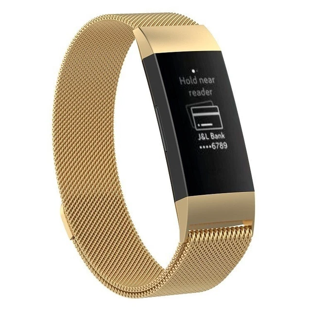 Fitbit charge deals 3 gold band