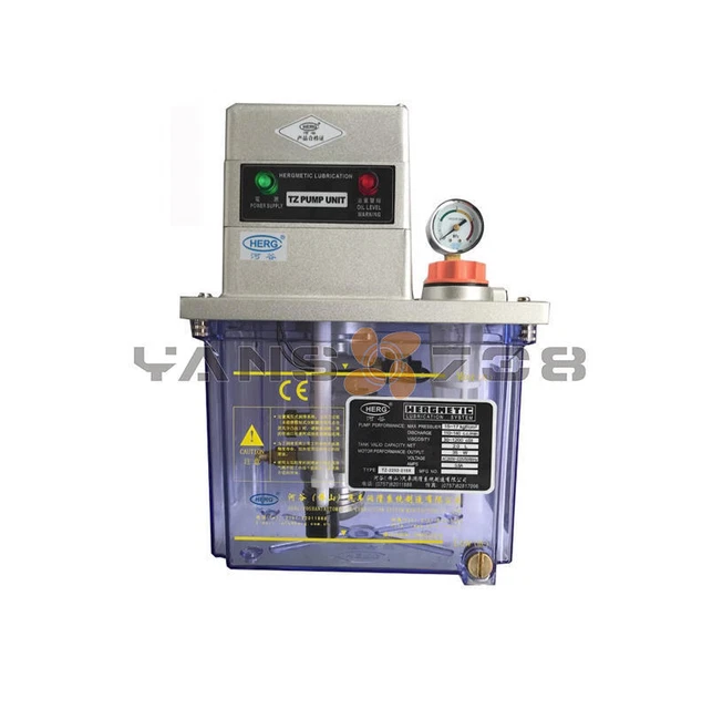 1Pz Nuova Pompa Di Lubrificazione Elettrica Herg Tz-2202-210X 35W 2L