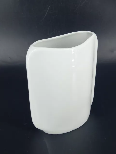 Blumenvase Vase 17 cm Royal KPM Bavaria Porzellan Weiß schlicht modern elegant