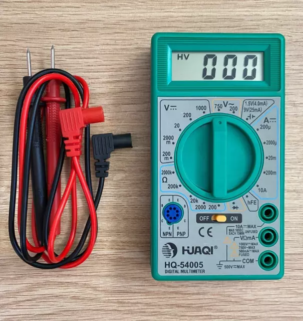 Professional Digital Multimeter Voltmeter Ohmmeter Ammeter Multi Tester Meter