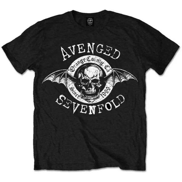 Official Avenged Sevenfold Origins Mens Black T Shirt Avenged Sevenfold A7 Tee