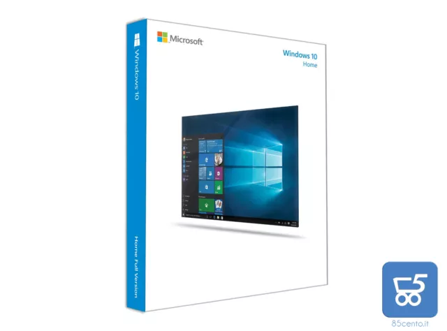 Sistema Operativo Windows 10 Home 32bit 64 Bit Italiano Licenza Completa