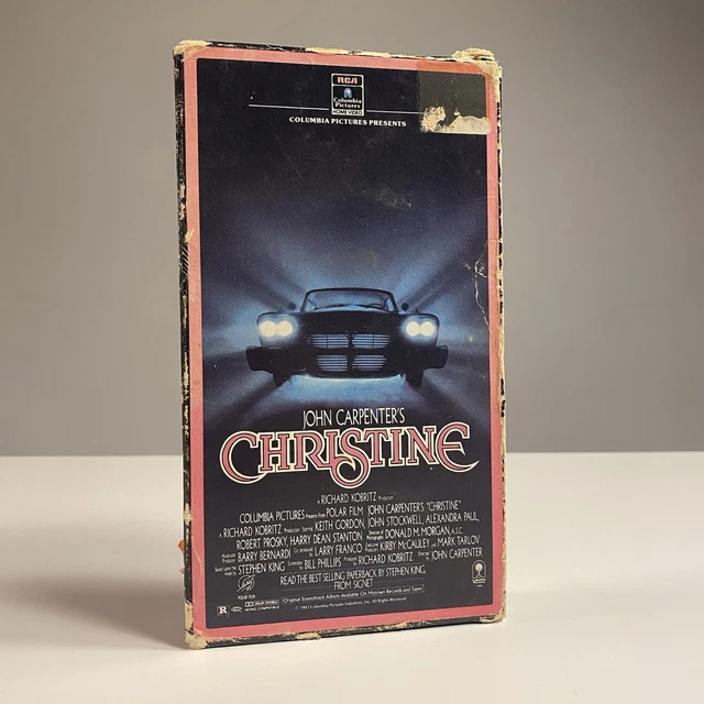 John Carpenter S Christine Vhs Stephen King Horror 1984 Rca Columbia