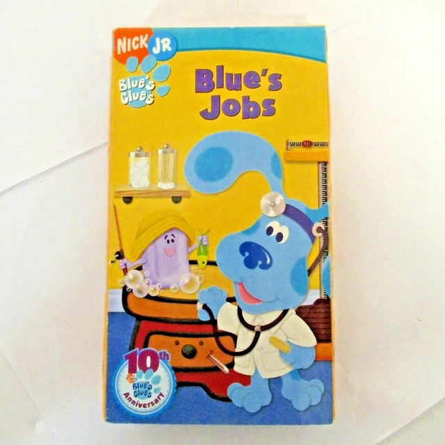 BLUE’S CLUES BLUE’S Jobs VHS tape Nick Jr Rare HTF 24.95 PicClick