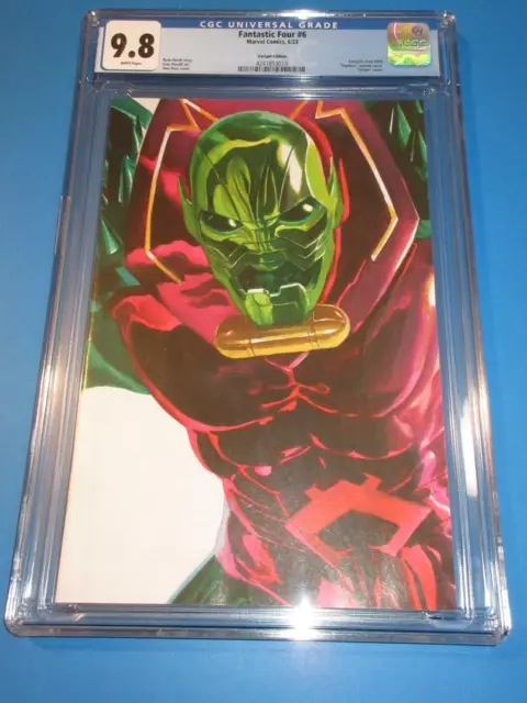 Fantastic Four #6 Alex Ross Variant CGC 9.8 NM/M Gorgeous gem Wow