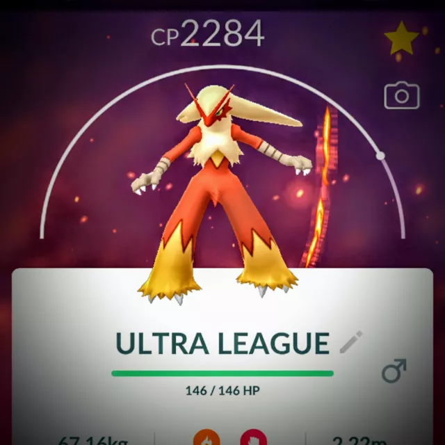 Pokemon Gardevoir + 3 MOVES GO ULTRA LEAGUE 2500CP (Ralts evolution)