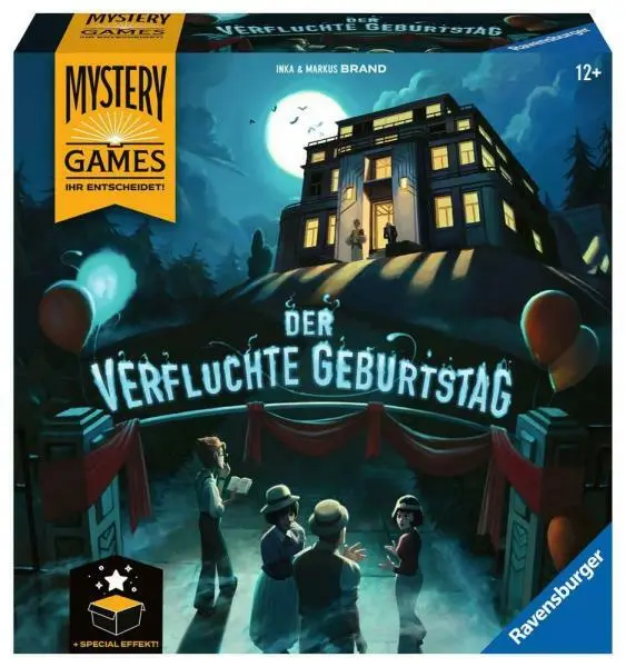 Ravensburger Familienspiel Mystery Games Der verfluchte Geburtstag 26948