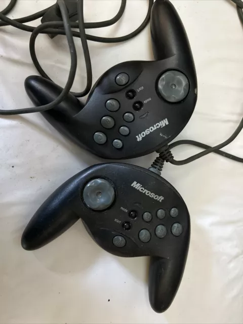 2 Manette Microsoft Sidewinder Vintage