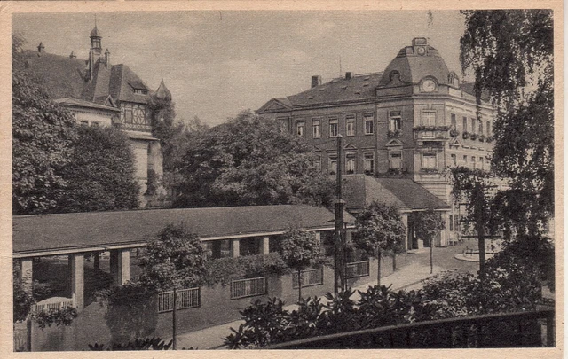 alte Karte  DRESDEN - Weißer Hirsch ,Dr. Lahmanns Sanatorium