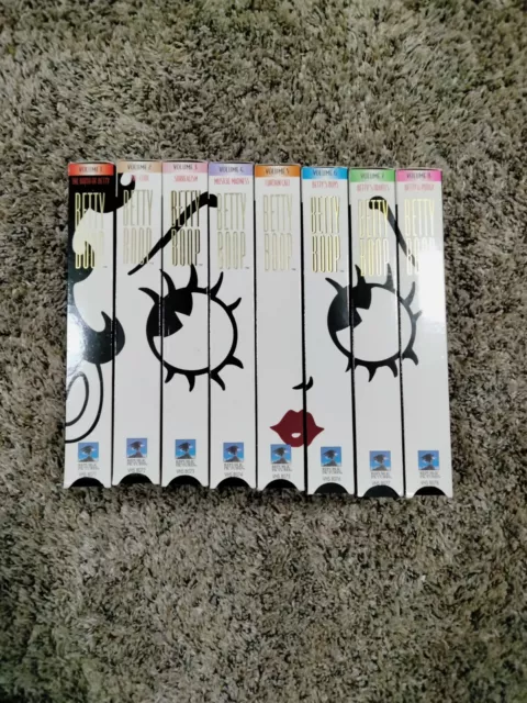 Betty Boop The Definitive Collection VHS 8 Tape Set