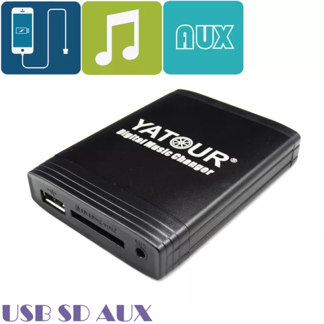 Yatour Digital CD Changer For VW Audi (A2 A3 A4 A6 A8 TT ) Skoda Seat ISO 8Pin