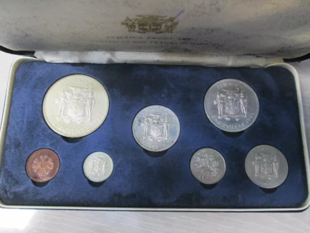 1973 Jamaica 7 Coin Proof Set
