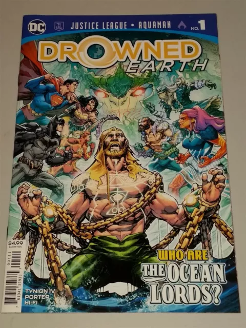 Justice League Aquaman Drowned Earth #1 Vf (8.0 Or Better) December 2018 Dc