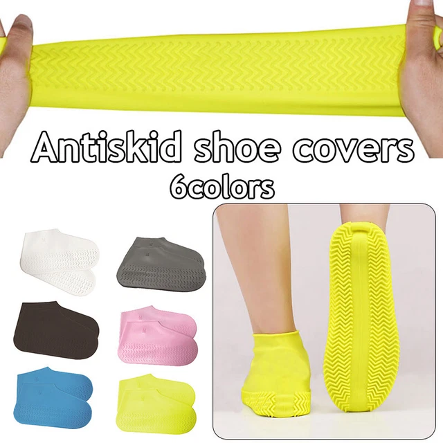 Stivali impermeabili in silicone riutilizzabili pioggia scarpe copertura ¬
