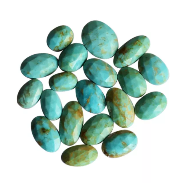 27 Cts Natural Arizona Turquoise Loose Gemstone Oval Cabochon