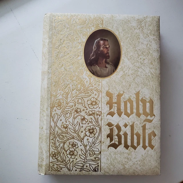 Red Letters In Bible HOLY BIBLE RED Letter Edition King James Version KJV White Regency ...