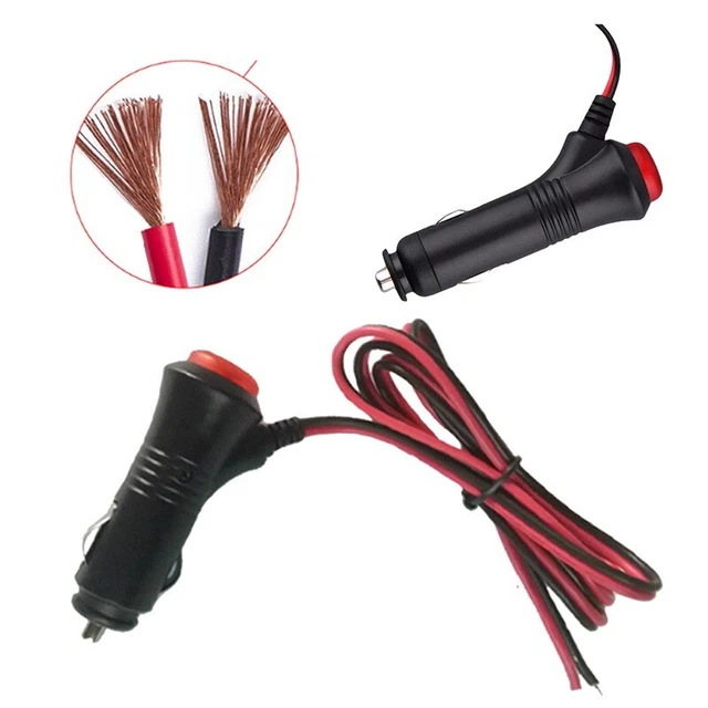 Multiprise Allume Cigare Répartiteur Allume-cigare 2 Ports Avec Interrupteurs - 12V/24V - 30cm - Pour Voiture Et Camping-car Prise 12v Voiture