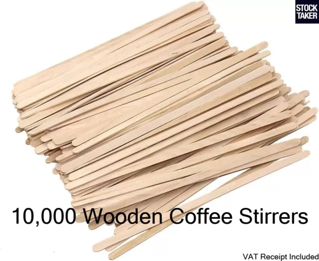 25-200 Birchwood Hot Drink Tea Coffee Wood Stir Sticks Wooden Stirrers  140-180MM