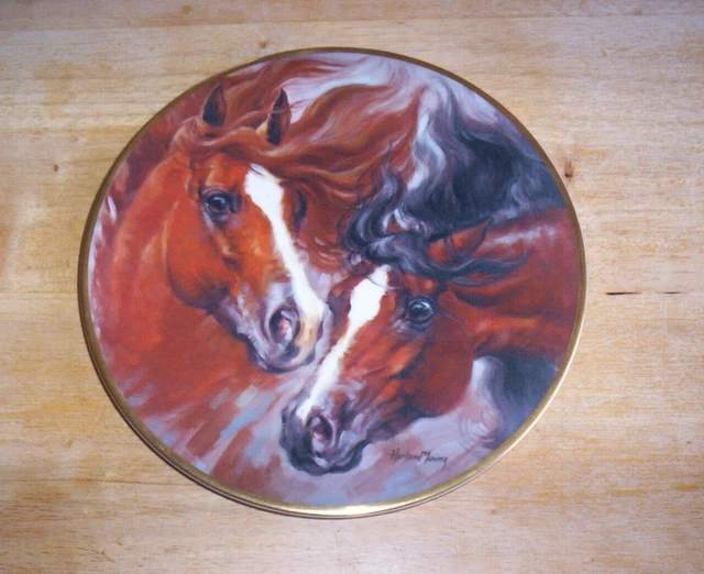 1982 Kern Collectibles Lmt. Ed. The Horses of Harland Young QUARTERHORSES Plate
