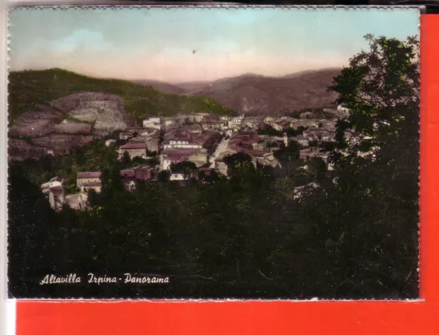Cartolina  Altavilla Irpina Acqu   Viaggiata  1960 Panorama