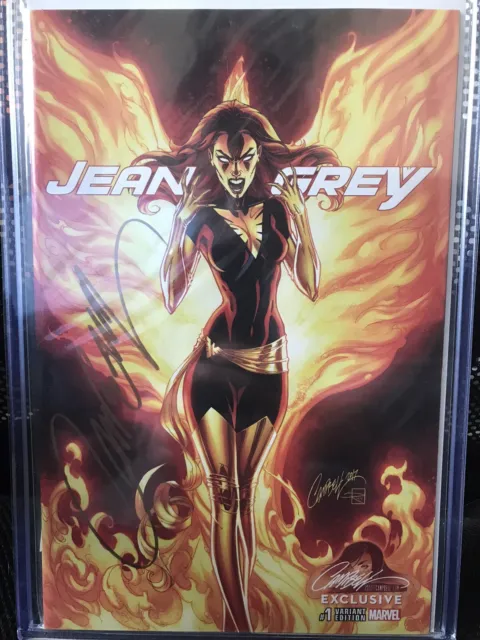 Sealed Marvel Jean Grey #1 Exclusive Cover C Signed By J. Scott Campbell W/ COA