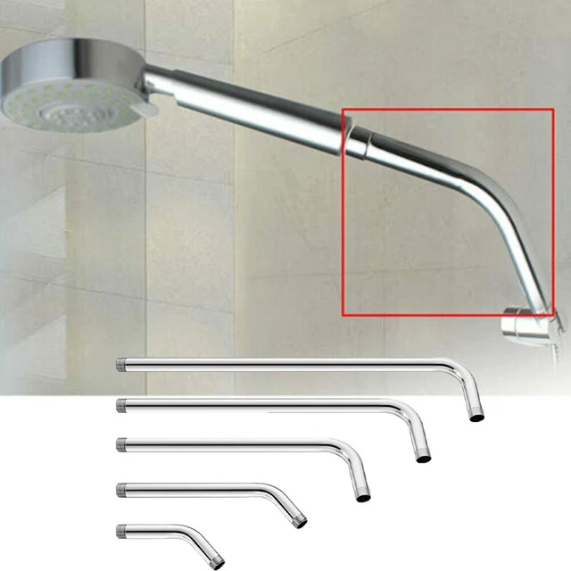 Nuevo adaptador de ducha extensión de brazo duchas cabezal manguera chapado pulido