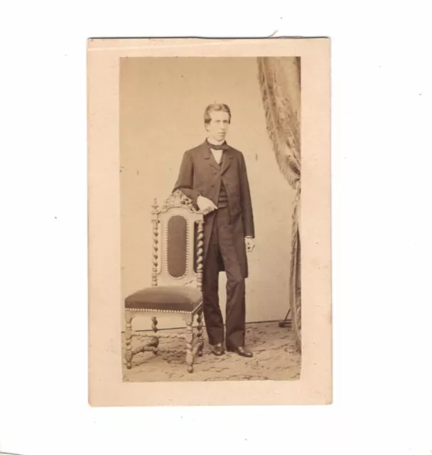 Ludwig Angerer CDV Foto Feiner Herr - Wien 1860er