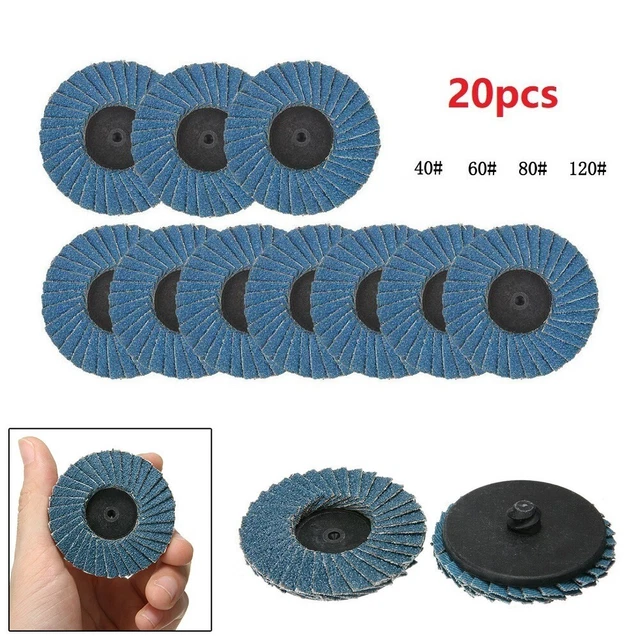 Nuovo Dischi Lamellari 2 \ "( 50mm) Diametro 20 Zirconio Corindone 20 Pezzi