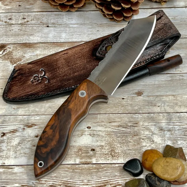 Camping Knife, Outdoor Knife, Hunting Knife, Handmade Knife, N690 Bohler Steel