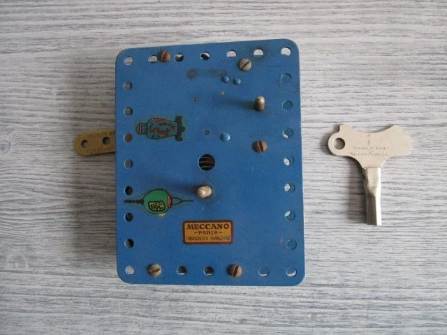 Moteur à Ressort Meccano N°1 A – Renversement De Marche, Boîte Et Notice A26