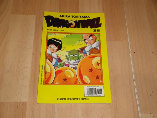 Dragon Ball Comic Manga De Akira Toriyama Serie Amarilla Numero 137 Castellano