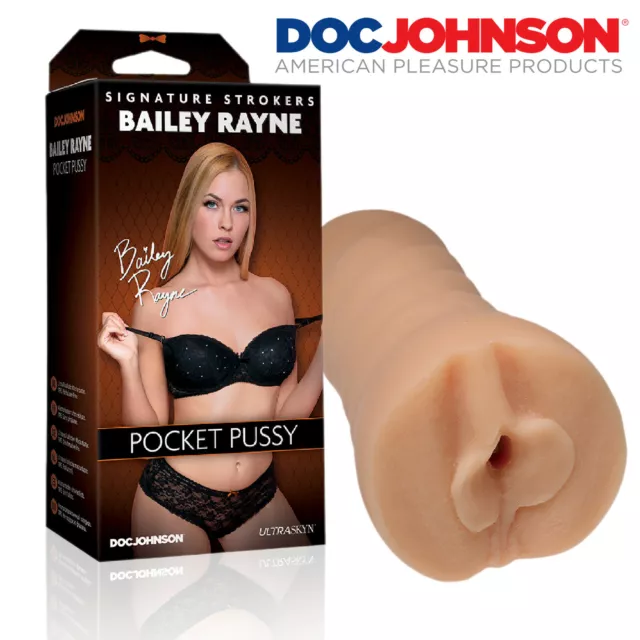 Doc Johnson Pornstar Cam Bailey Rayne Realistic Pocket Masturbator for Men - Sex