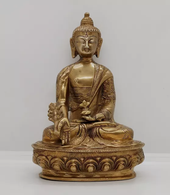 Shakyamuni Buddha statue Height 20 cm, Brass buddha hand made statue , BP