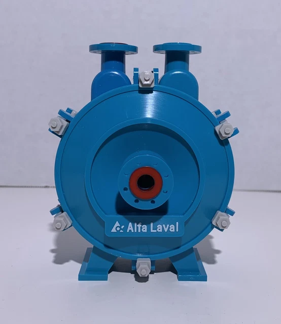 ALFA LAVAL SALESMAN SAMPLE INDUSTRIAL SPIRAL HEAT  EXCHANGER & Original Box